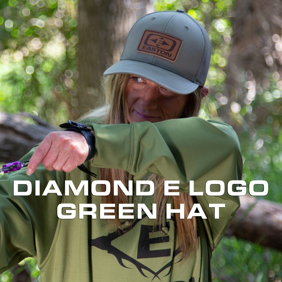 Clothing & Apparel Easton Archery | Diamond E Logo Patch Hat Green