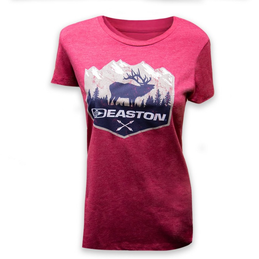 Clothing & Apparel Easton Archery | Elk Mountain Red T-Shirt Women'S