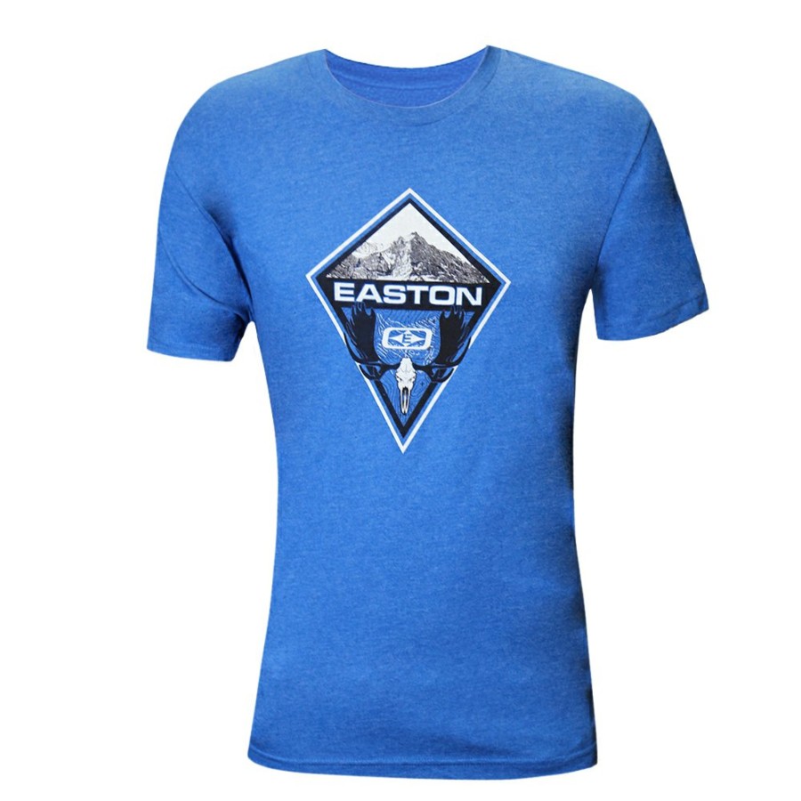 Clothing & Apparel Easton Archery | Mountain Moose Skull Tee Blue Men'S