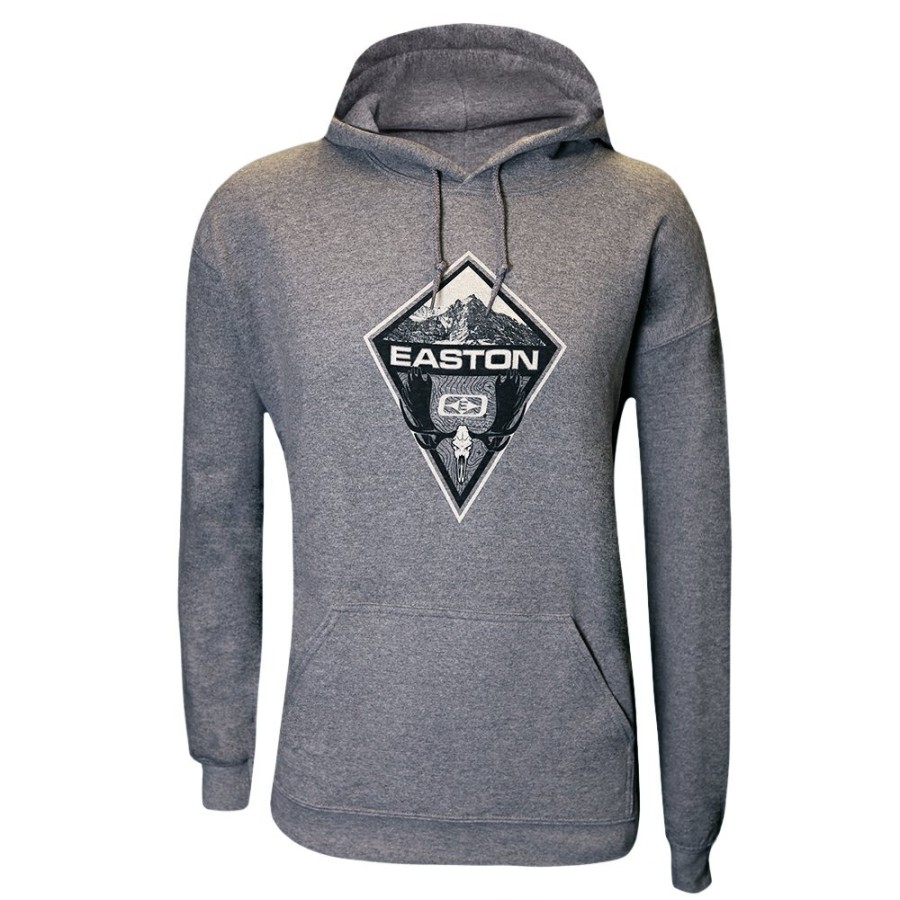 Clothing & Apparel Easton Archery | Mountain Moose Skull Hoodie Grey