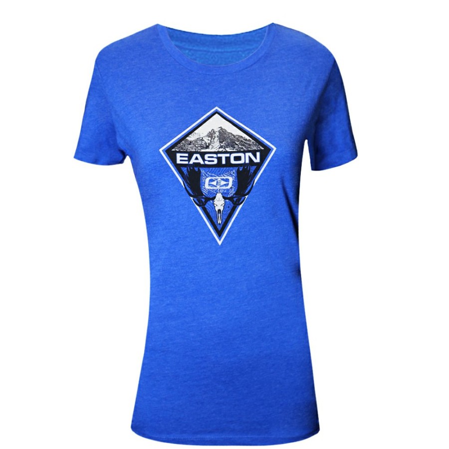 Clothing & Apparel Easton Archery | Mountain Moose Skull Tee Blue Women'S